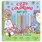 Art Maker: Cozy Coloring - Little Things Art Kit - Adult Coloring Book Set, 32 Everyday Things & Animal Illustrations, Alcohol Ink Markers, Paint Pen